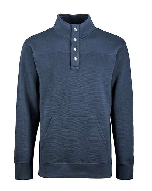 J. America 8708 Men's Ripple Fleece Snap Sweatshirt