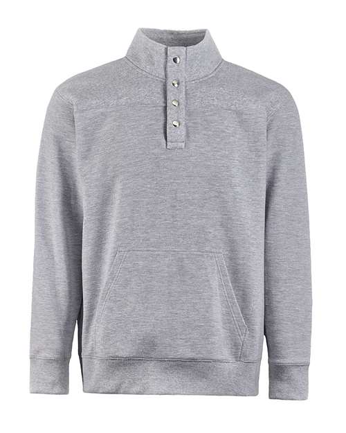 J. America 8708 Men's Ripple Fleece Snap Sweatshirt