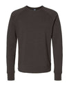 J. America 8707 Men's Ripple Fleece Raglan Crewneck Sweatshirt