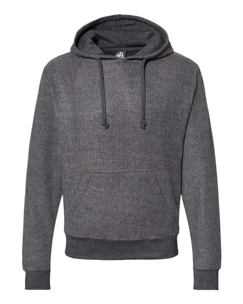 J. America 8709 Men's Flip Side Fleece Hooded Sweatshirt