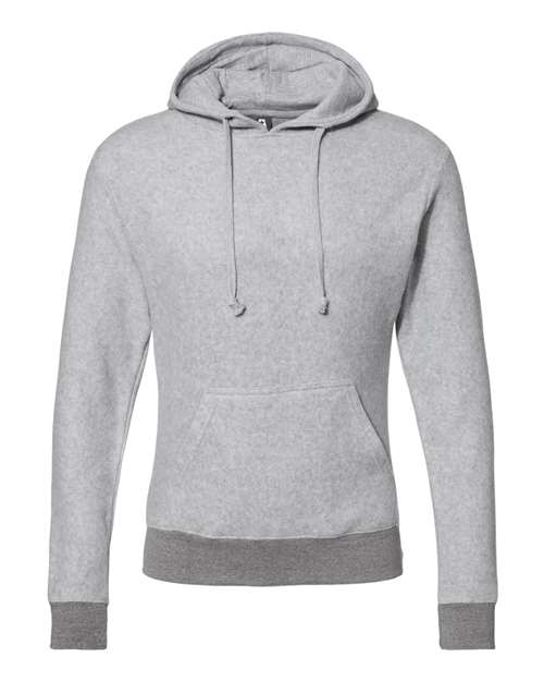 J. America 8709 Men's Flip Side Fleece Hooded Sweatshirt