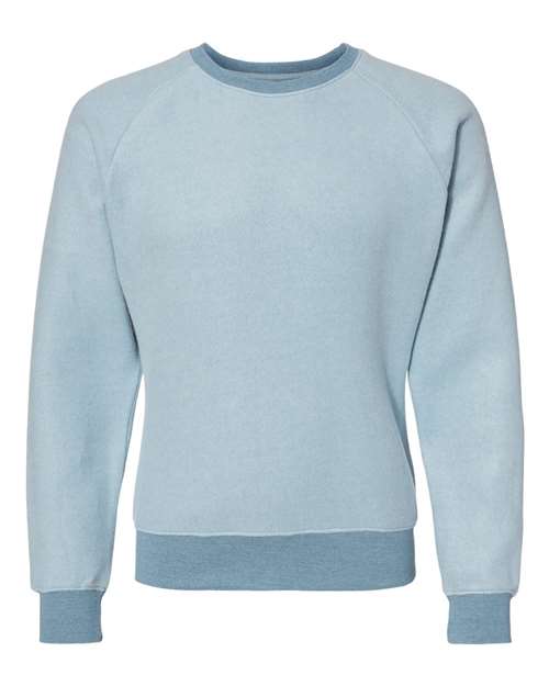 J. America 8710 Unisex Flip Side Fleece Crewneck Sweatshirt