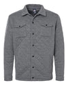 J. America 8889 Men's Quilted Jersey Shirt Jacket