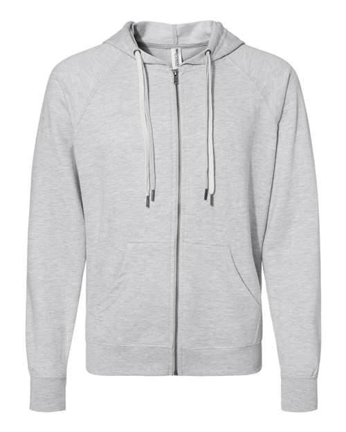 Independent Trading Co. SS1000Z Unisex Icon Lightweight Loopback Terry Full-Zip Hooded Sweatshirt