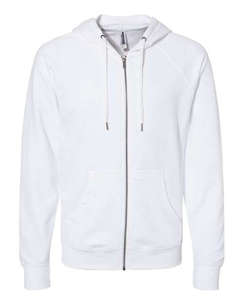 Independent Trading Co. SS1000Z Unisex Icon Lightweight Loopback Terry Full-Zip Hooded Sweatshirt