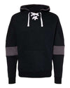 J. America 8832 Men's Sport Lace Colorblocked Fleece Hooded Sweatshirt