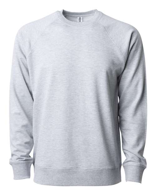 Independent Trading Co. SS1000C Unisex Icon Lightweight Loopback Terry Crewneck Sweatshirt