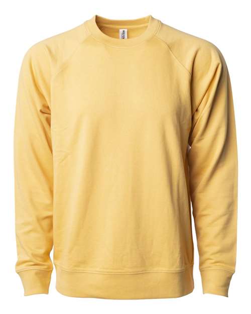 Independent Trading Co. SS1000C Unisex Icon Lightweight Loopback Terry Crewneck Sweatshirt