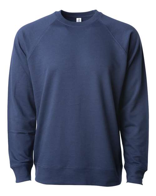 Independent Trading Co. SS1000C Unisex Icon Lightweight Loopback Terry Crewneck Sweatshirt