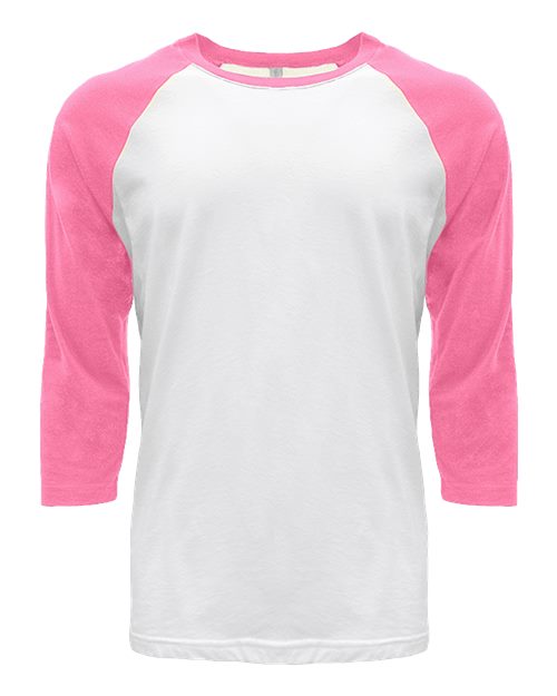 Next Level 6251 Unisex CVC Three-Quarter Sleeve Raglan T-Shirt