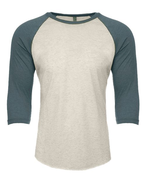 Next Level 6251 Unisex CVC Three-Quarter Sleeve Raglan T-Shirt