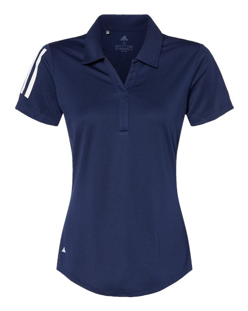 Adidas A481 Women's Floating 3-Stripes Polo