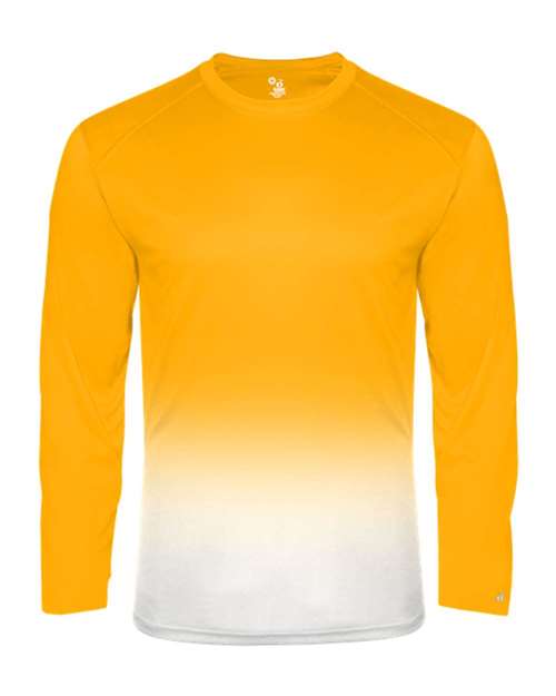 Badger 4204 Men's Ombre Long Sleeve T-Shirt
