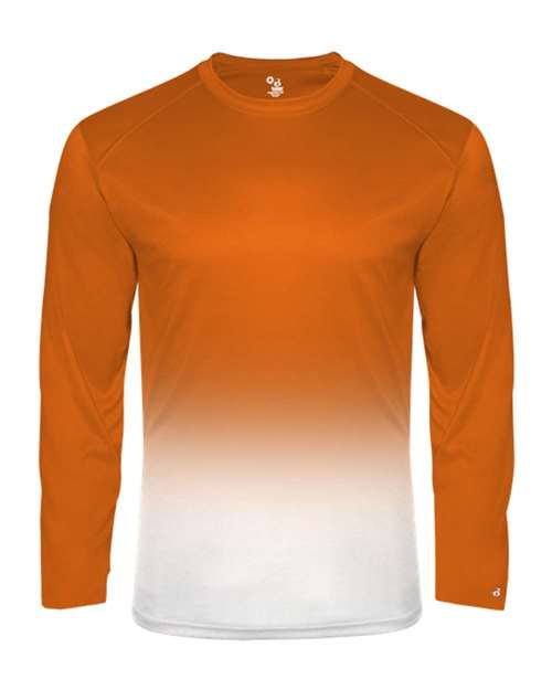 Badger 4204 Men's Ombre Long Sleeve T-Shirt