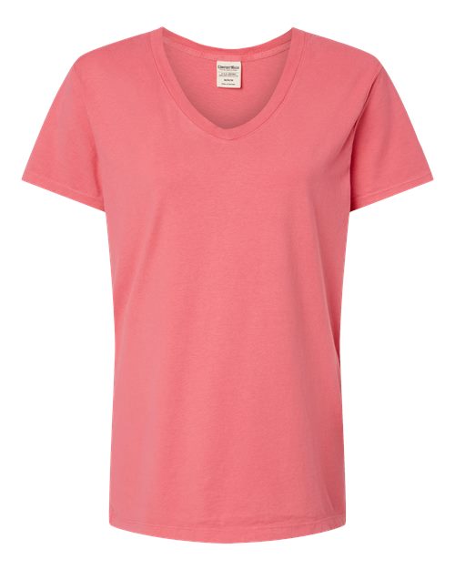 ComfortWash by Hanes GDH125 Women's Garment-Dyed V-Neck T-Shirt