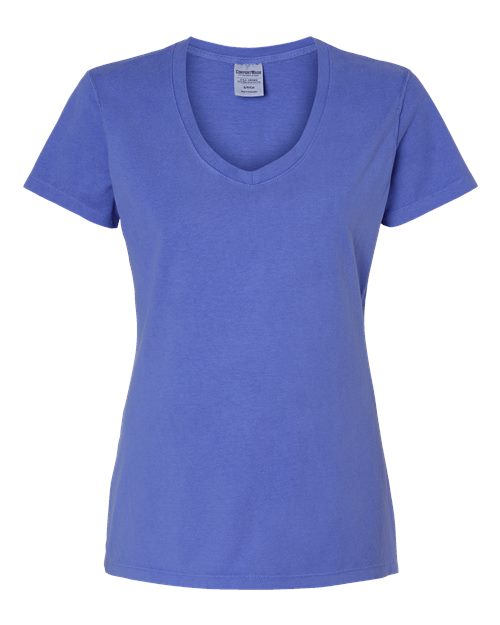 ComfortWash by Hanes GDH125 Women's Garment-Dyed V-Neck T-Shirt