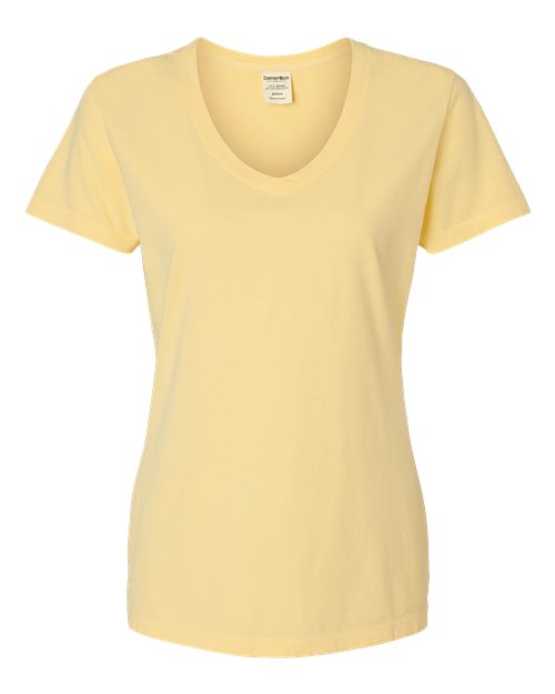 ComfortWash by Hanes GDH125 Women's Garment-Dyed V-Neck T-Shirt