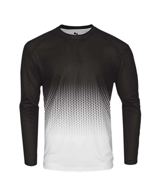 Badger 4224 Men's Hex 2.0 Long Sleeve T-Shirt