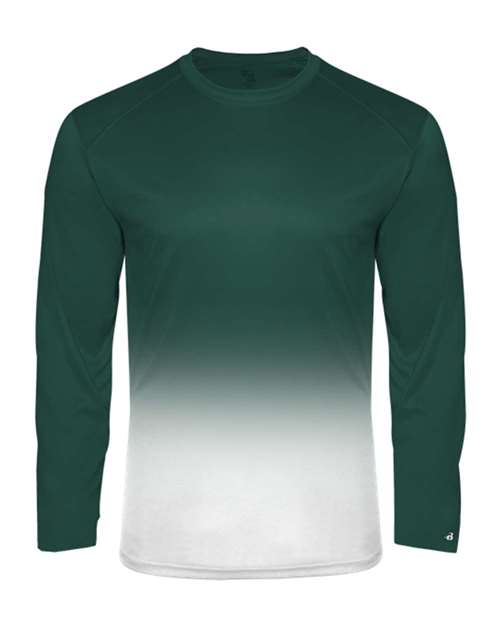 Badger 4204 Men's Ombre Long Sleeve T-Shirt