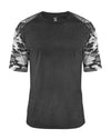 Badger 4970 Men's Vintage Camo Sport Triblend T-Shirt