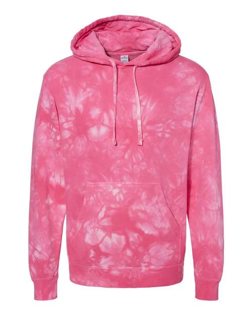 Independent Trading Co. PRM4500TD Unisex Midweight Tie-Dyed Hooded Sweatshirt