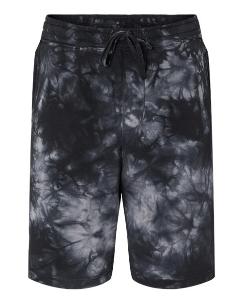 Independent Trading Co. PRM50STTD Unisex Tie-Dyed Fleece Shorts