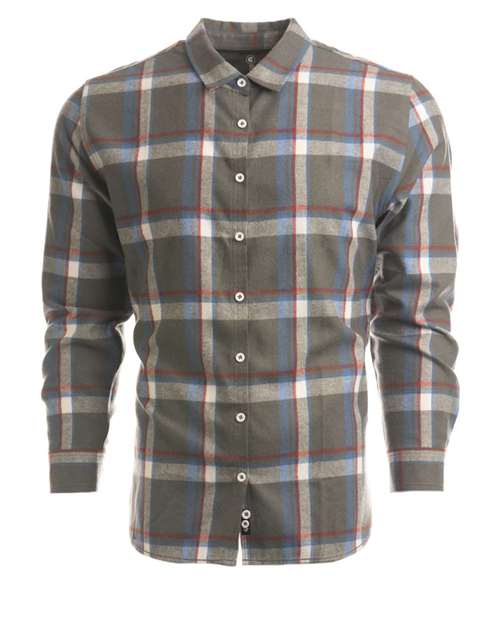 Burnside 5212 Women's No Pocket Yarn-Dyed Long Sleeve Flannel Shirt