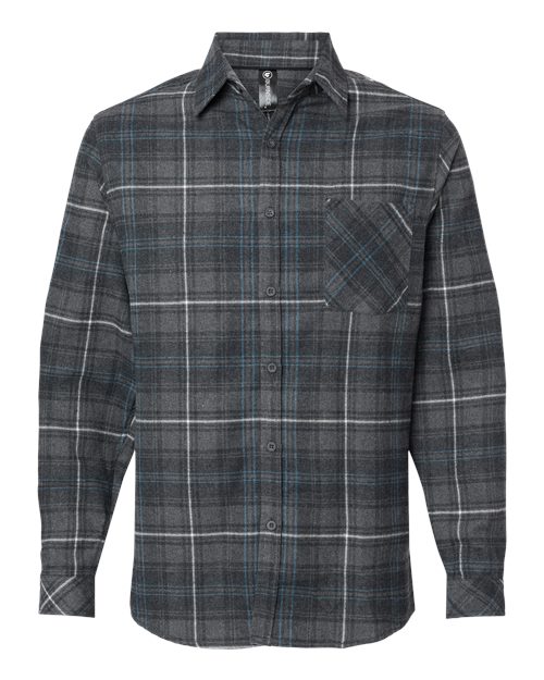 Burnside 8212 Men's Open Pocket Flannel Shirt