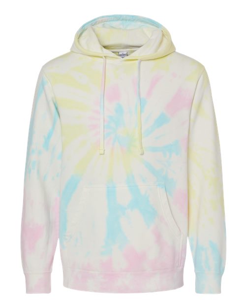 Independent Trading Co. PRM4500TD Unisex Midweight Tie-Dyed Hooded Sweatshirt