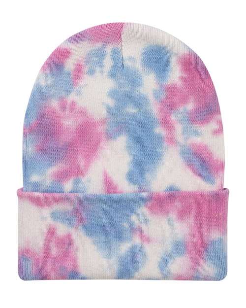 Sportsman SP412 12" Tie-Dyed Cuffed Beanie