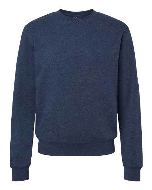 J. America 8870 Men's Triblend Fleece Crewneck Sweatshirt