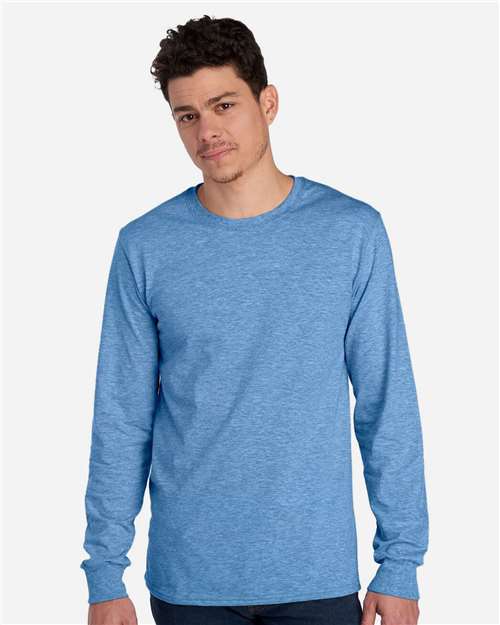 JERZEES 560LSR Unisex Premium Blended Ringspun Long Sleeve Crewneck T-Shirt
