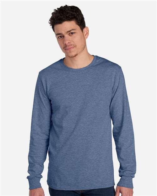 JERZEES 560LSR Unisex Premium Blended Ringspun Long Sleeve Crewneck T-Shirt