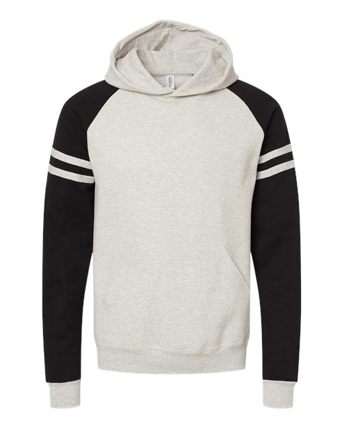 JERZEES 97CR Unisex Nublend® Varsity Colorblocked Raglan Hooded Sweatshirt