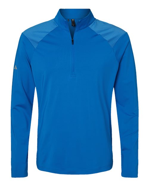 Adidas A520 Men's Shoulder Stripe Quarter-Zip Pullover