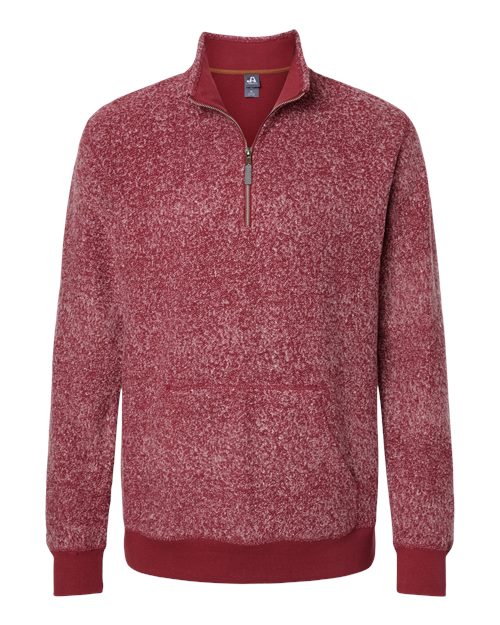 J. America 8713 Unisex Aspen Fleece Quarter-Zip Sweatshirt
