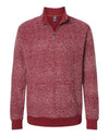 J. America 8713 Unisex Aspen Fleece Quarter-Zip Sweatshirt
