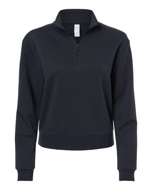 Alternative 8808PF Women's Eco-Cozy Fleece Quarter-Zip Sweatshirt