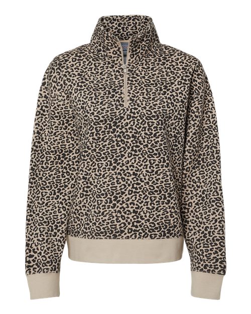 MV Sport W22713 Women's Sueded Fleece Quarter-Zip Sweatshirt
