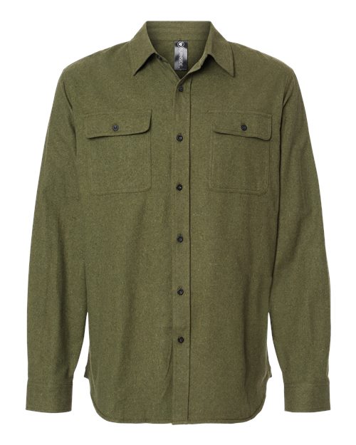 Burnside 8200 Men's Solid Flannel Shirt