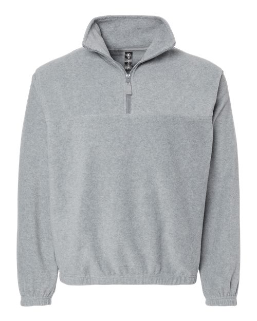 Burnside 3052 Men's Polar Fleece Quarter-Zip Pullover