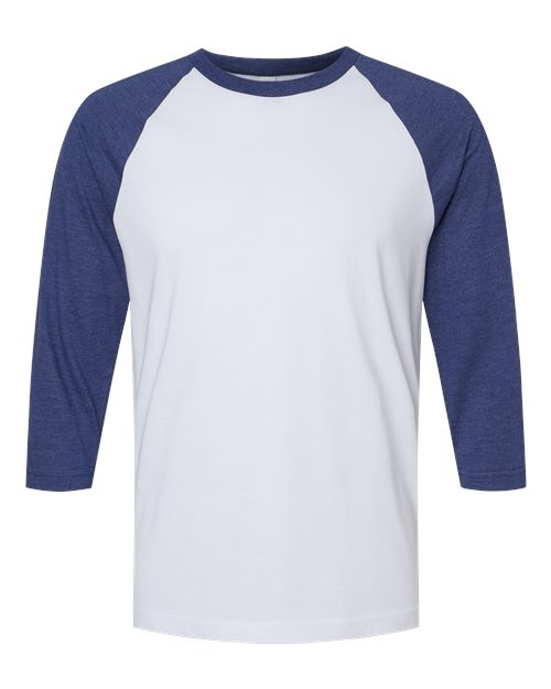 American Apparel 2003CVC CVC Three-Quarter Sleeve Tee
