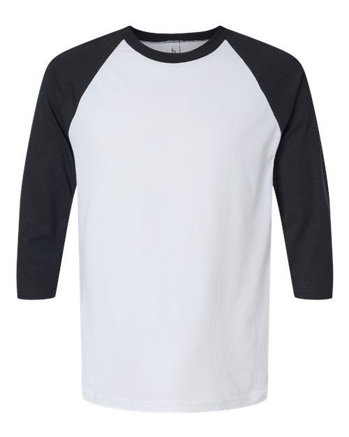 American Apparel 2003CVC CVC Three-Quarter Sleeve Tee