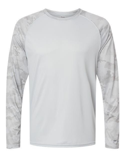 Paragon 216 Unisex Cayman Performance Camo Colorblocked Long Sleeve T-Shirt
