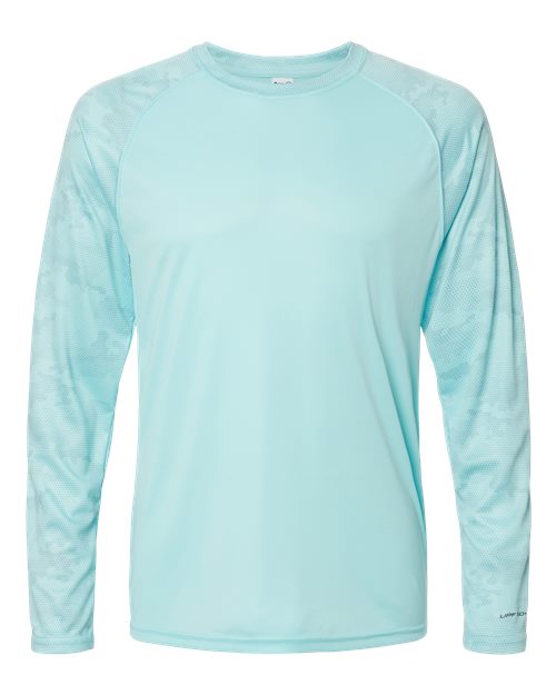 Paragon 216 Unisex Cayman Performance Camo Colorblocked Long Sleeve T-Shirt