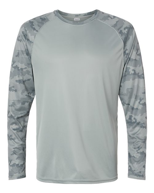 Paragon 216 Unisex Cayman Performance Camo Colorblocked Long Sleeve T-Shirt
