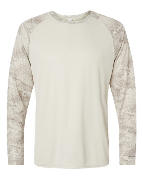 Paragon 216 Unisex Cayman Performance Camo Colorblocked Long Sleeve T-Shirt