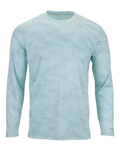 Paragon 217 Unisex Pompano Performance Camo Long Sleeve T-Shirt