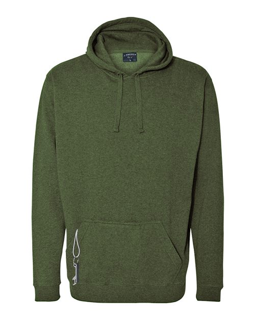 J. America 8815 Men's Tailgate Hooded Sweatshirt