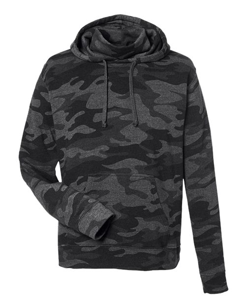 J. America 8879 Men's Gaiter Fleece Hooded Sweatshirt